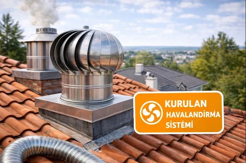 Kurulan Havalandırma Sistemi